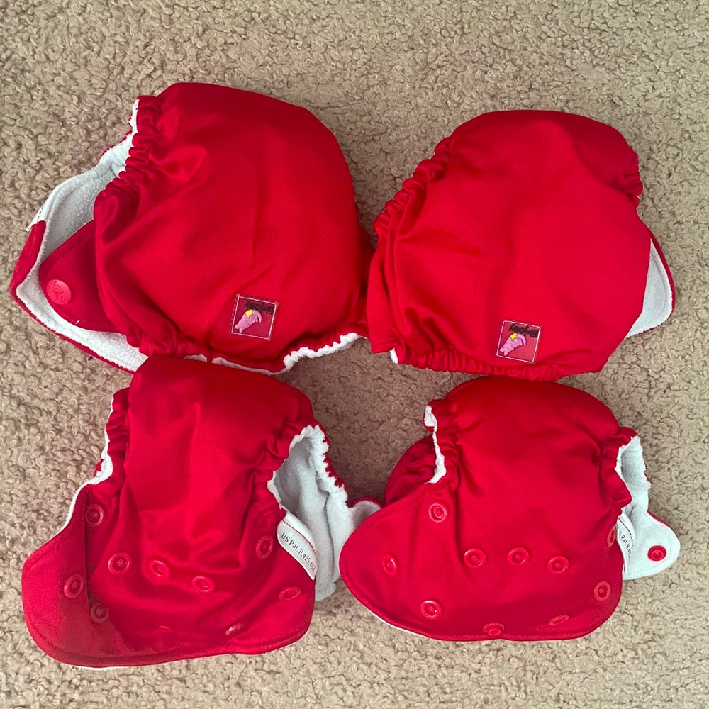 KangaCare Lil Joey all-in-one newborn diapers (set of 4)